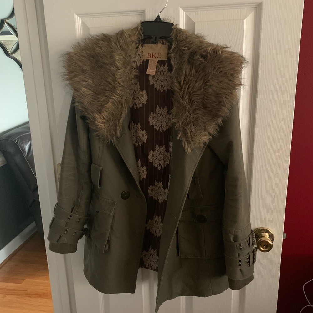 BKE green coat